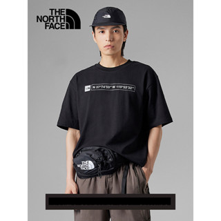 เสื้อยืดแขนสั้น ผ้าฝ้ายแท้ พิมพ์ลาย The North Face สําหรับผู้ชาย 93JGF