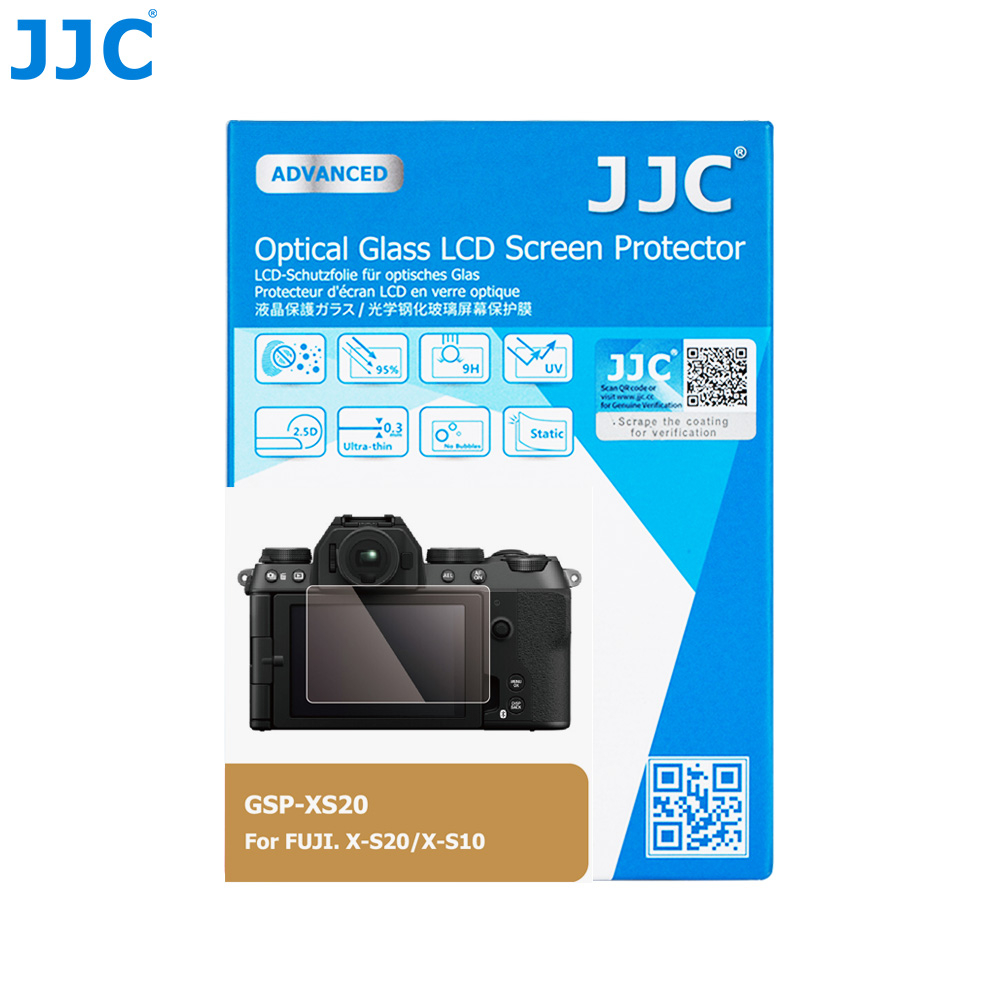 JJC GSP-XS20 ฟิล์มกระจกนิรภัยกันรอยหน้าจอ HD บางพิเศษ สําหรับกล้อง Fuji Fujifilm X-S20 X-S10 XS20 XS