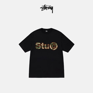 Stussy เสื้อยืด คอกลม แขนสั้น พิมพ์ลายตัวอักษร สร้างสรรค์ แฟชั่น สําหรับทุกเพศ