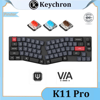 【พร้อมส่ง】Keychron K11 Pro คีย์บอร์ดเมคคานิคอลบลูทูธ น้ําหนักเบา 65%