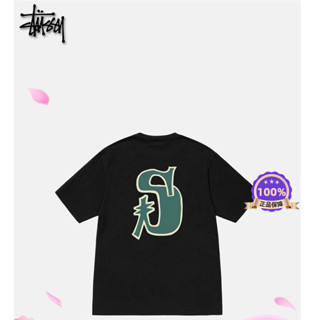 Stussy เสื้อยืด คอกลม แขนสั้น พิมพ์ลายตัวอักษร สร้างสรรค์ แฟชั่น สําหรับทุกเพศ