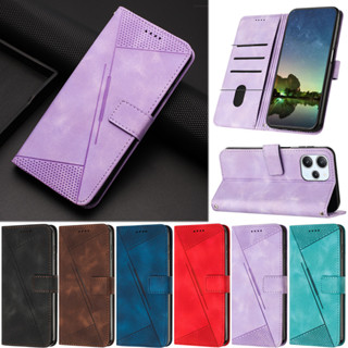 เคสโทรศัพท์หนังนิ่ม ฝาพับ ทรงสามเหลี่ยม พร้อมช่องใส่บัตร หรูหรา สําหรับ Xiaomi Redmi 10C 10A 10 5G 9C 9A 9T A1 Plus A2 Plus