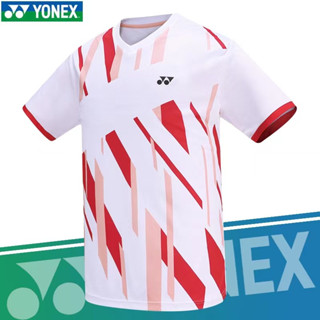 Yonex เสื้อกีฬาแบดมินตัน แขนสั้น ระบายอากาศ แห้งเร็ว ใส่สบาย สดชื่น แฟชั่นฤดูร้อน สําหรับผู้ชาย และผู้หญิง