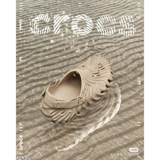 รองเท้าแตะ Crocs Pollex Clog พื้นหนา กันลื่น ทนต่อการสึกหรอ เหมาะกับเดินชายหาดกลางแจ้ง สไตล์ครีก สําหรับผู้ชาย และผู้หญิง มี 9 สี