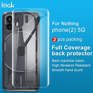 Nothing Phone2 5G ครอบคลุมเต็มรูปแบบ Hydrogel ฟิล์มป้องกันด้านหลัง Imak Nothing Phone 2 Two 5G 3D Bending Soft Hydrogel TPU ฟิล์มป้องกันหน้าจอด้านหลัง