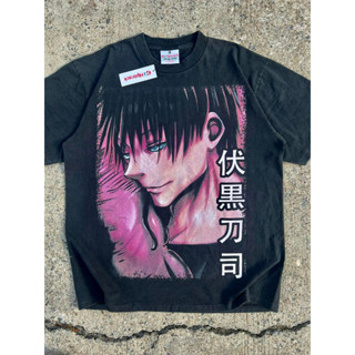 เสื้อยืดผ้าฝ้าย มหาเวทย์ผนึกมาร Jujutsu Kaisen Toji Fushiguro Bootleg T-Shirt