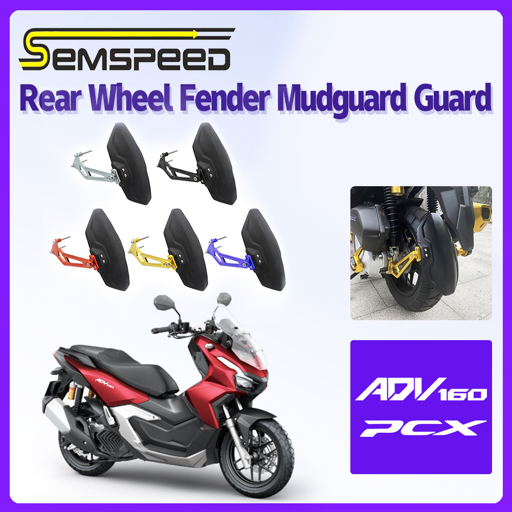 【SEMSPEED】สําหรับ Honda PCX160 ADV 160 ADV160 2021-2024 บังโคลนล้อหลังรถจักรยานยนต์ อุปกรณ์เสริม