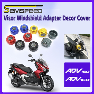 【SEMSPEED】ฝาครอบอะแดปเตอร์ที่บังแดดรถจักรยานยนต์ สําหรับ Honda ADV 160 ADV160 2022-2023 ADV150 2019-2023