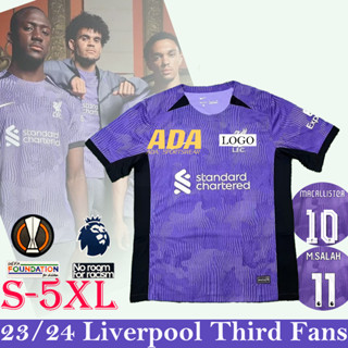 เสื้อกีฬาแขนสั้น ลายทีมชาติฟุตบอล LFC LIV 23-24 ไซซ์ S-5XL ชุดเหย้า สําหรับผู้ชาย