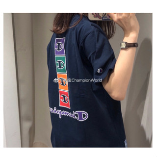 Cham เสื้อแขนสั้น พิมพ์ลายโลโก้ตัวอักษร สําหรับผู้ชาย และผู้หญิง