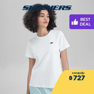 Skechers สเก็ตเชอร์ส เสื้อยืดแขนสั้น ผู้หญิง GODRI Short Sleeve Tee - P223W059