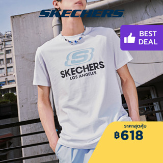 Skechers สเก็ตเชอร์ส เสื้อยืดแขนสั้น ยูนิเซ็กส์ Short Sleeve Tee - L122U199