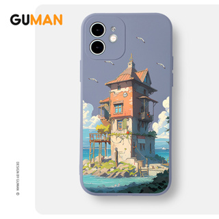 Guman เคสไอโฟน เคสซิลิโคนนุ่มกันกระแทกน่ารักตลก เคสโทรศัพท์ Compatible for iPhone 14 13 12 11 Pro Max SE 2020 X XR XS 8 7 6 6S Plus พลัส XYB2173