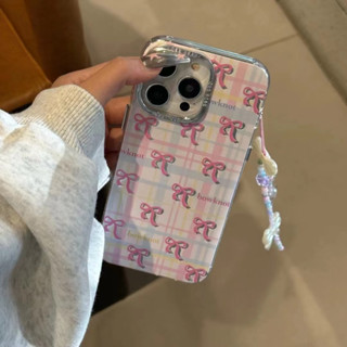 เคสโทรศัพท์มือถือ พร้อมสายโซ่คล้อง สีชมพู สําหรับ iPhone 11 12 12pro 12promax 13 13pro 13promax 14 14pro max