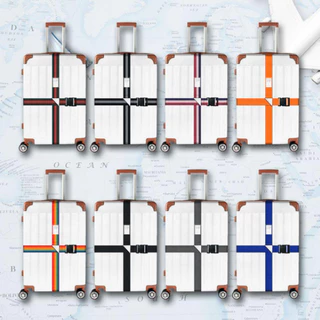 [พร้อมส่งในไทย] สายรัดกระเป๋าเดินทาง แบบ4ทิศ สามารถปรับสั้นยาว 4.1M Luggage Belt Luggage Strap