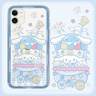 เคสโทรศัพท์มือถือ TPU ใส แบบนิ่ม ลายการ์ตูน Cinnamoroll สําหรับ IPhone 14 13 12 11 Pro Max 14 Plus 13 12 Mini 6 6s 7 8 Plus XR X XS Max