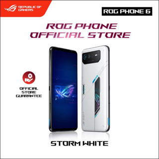 สมาร์ทโฟนเล่นเกม ROG Phone 6 Rog6 98% (12GB+256GB) Snapdragon® หน้าจอแสดงผล AMOLED 8+ Gen 1 5G มือถือ / 6.78 นิ้ว