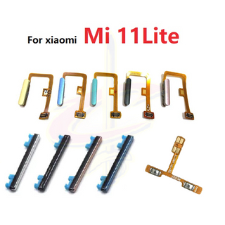 สแกนนิ้ว แพรสแกนนิ้ว ( Finger ) ปุ่มเปิดปิด สําหรับ xiaomi Mi 11 lite ปุ่มเปิดเสียง