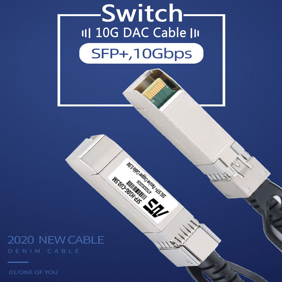 สายเคเบิลทองแดง 10Gb SFP+ 0.5-10 เมตร สําหรับ Cisco Huawei MikroTik Switch