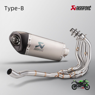 Akrapovic ท่อไอเสียคาร์บอน สําหรับ kawasaki zx25r