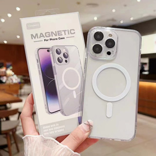 เคสโทรศัพท์อะคริลิคใส กันกระแทก ป้องกันกล้อง หรูหรา สําหรับ iPhone 14 Pro Max