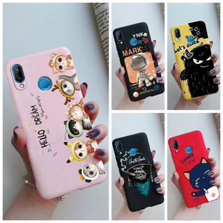 Huawei P20 Lite / Huawei Nova 3e เคสแฟชั่นน่ารัก พิมพ์ลายการ์ตูน ซิลิโคน TPU นิ่ม