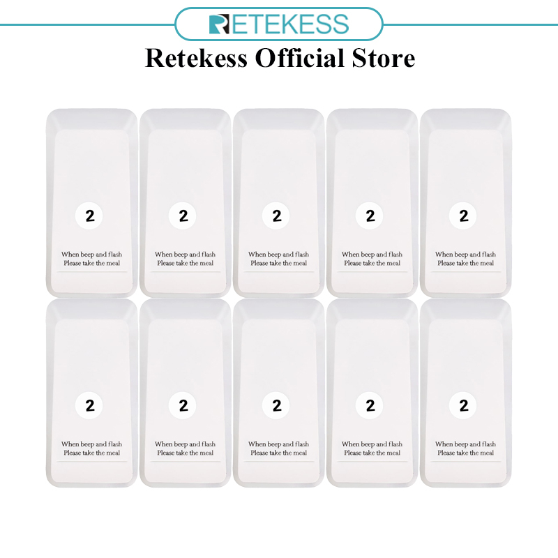 Retekess TD157 TD183 Pagers สําหรับร้านอาหาร ร้านกาแฟ คลินิก ระบบโทรแบบไร้สาย