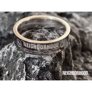 [พร้อมส่ง] Neighborhood แหวนเงินสเตอร์ลิง 925 ทรงกลม 23SS