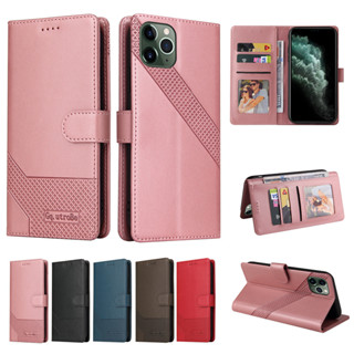 เคสโทรศัพท์หนัง PU ฝาพับ พร้อมช่องใส่บัตร และขาตั้ง สําหรับ Realme 8i X7 8 Pro 4g GT C11 C15 C25 C21 V13 C21Y C25Y C20 2021