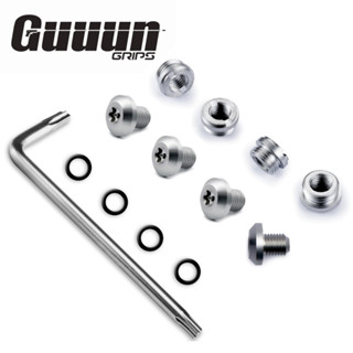 Guuun 1911 บูชสกรู กุญแจ T10 Torx แหวนตัว O สเตนเลส สีเงิน 4 ชิ้น