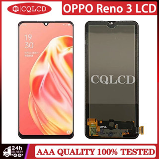 หน้าจอแสดงผล LCD PCPM00 CPH2001 CPH2021 แบบเปลี่ยน สําหรับ Oppo A91 Reno 3