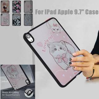 เคส TPU นิ่ม แบบใส กันกระแทก ลายแฟชั่น สําหรับ iPad air 2 air2 Apple 9.7 นิ้ว iPad 1566 iPad 2018 2017