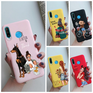 Huawei P30 Lite เคสซิลิโคนนิ่ม แฟชั่นใหม่ เด็กผู้หญิง เคสโทรศัพท์ สําหรับ Huawei P30 Lite