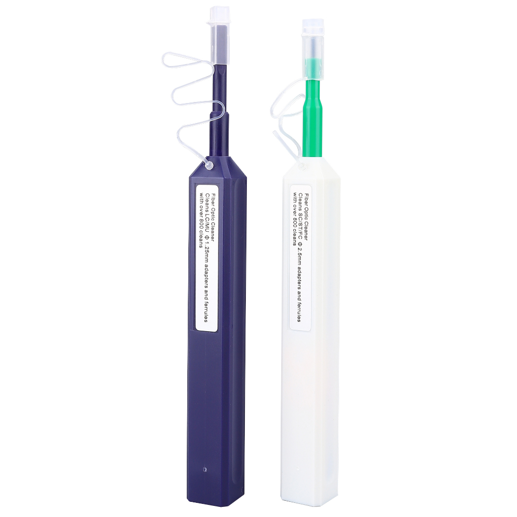 น้ํายาทําความสะอาดไฟเบอร์ออปติก SC/FC/ST/LC One-Click Cleaner เครื่องมือ 1.25 มม.LC MU / 2.5 มม.SC FC ST Connector ไฟเบอร์ออปติกทําความสะอาดปากกาทําความสะอาดทําความสะอาด