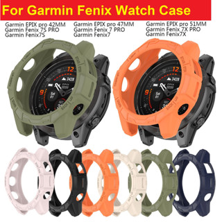 เคสซิลิโคน TPU แบบนิ่ม สําหรับ Garmin fenix 7 fenix 7S fenix 7X Case fenix 7X Pro Garmin EPIX Pro Case 42 มม. 47 มม. 51 มม. Garmin fenix 7