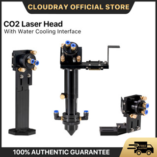 Cloudray ชุดหัวเลเซอร์ CO2 with Water Cooling Interface Mirror Dia.30 / Lens Dia.25 FL 63.5&amp;101.6 Integrative Mount Holder