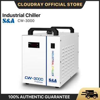 Cloudray S&amp;A CW3000 หลอดเลเซอร์ Industrial Water Chiller 60W 80W สําหรับเครื่องแกะสลักเลเซอร์ CO2