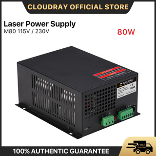 Cloudray 80W CO2 พาวเวอร์ซัพพลายเลเซอร์ 115V/230V สําหรับเครื่องแกะสลักเลเซอร์ CO2 M80