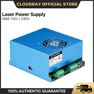 Cloudray 50W พาวเวอร์ซัพพลายเลเซอร์ 3A Output  for 45-50W Laser tube CO2 Laser Engraving Cutting Machine M50