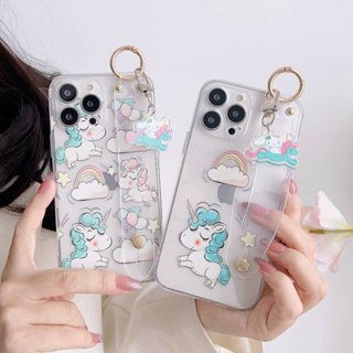 เคสโทรศัพท์มือถือ ซิลิโคนนุ่ม ลายการ์ตูนยูนิคอร์นน่ารัก พร้อมอุปกรณ์เสริม สําหรับ Huawei P20 P30pro P50pro P50 P60pro P60 P40pro P40 P30 P20pro P30LITE P20LITE