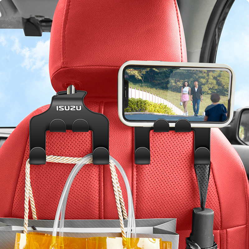 เหมาะสําหรับ Isuzu D-max MU-7 Mu-x Panther Wizard Car Small Items Seat Back Storage Hook ที่วางโทรศั