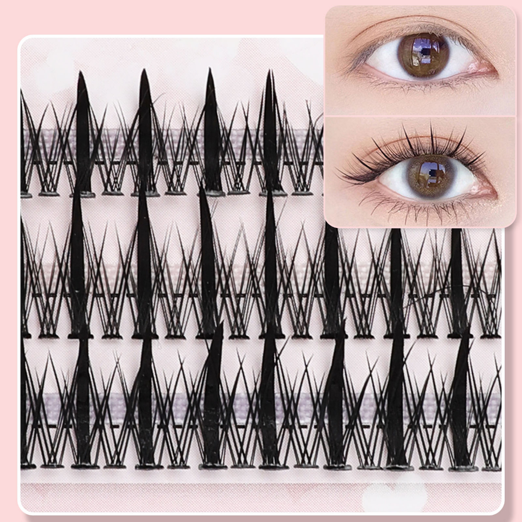 Aimeeoran ใหม่ ขนตาปลอม แบบหนา 8-13 มม. สําหรับแต่งหน้า DIY ราคา ถูกที่สุด ดีลบีเคเค แกลเลอรีภาพที่ 3