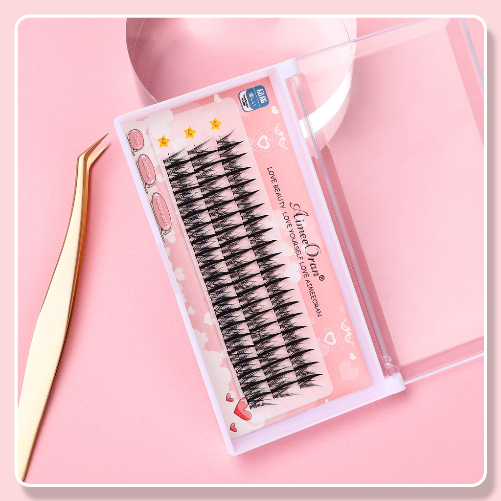 Aimeeoran ใหม่ ขนตาปลอม แบบหนา 8-13 มม. สําหรับแต่งหน้า DIY ราคา ถูกที่สุด ดีลบีเคเค แกลเลอรีภาพที่ 5