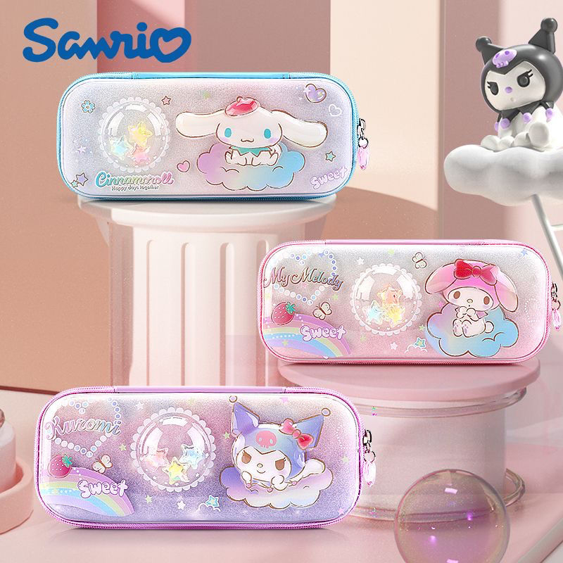Sanrio กระเป๋าดินสอ อเนกประสงค์ ป้องกันการชน เหมาะกับนักเรียนประถม สําหรับเด็กผู้หญิง