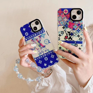 เคสโทรศัพท์มือถือ กันลื่น พร้อมสร้อยข้อมือ แฟชั่น สําหรับ iPhone 14Pro max 14ProiPhone 14 iPhone13 Pro iPhone 13Pro max iPhone12 Pro 11 Airpods 1 2 Pro 3