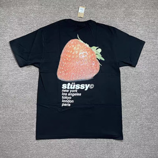 เสื้อยืดแขนสั้น พิมพ์ลาย STUSSY สไตล์คลาสสิก สําหรับผู้หญิง และผู้ชาย