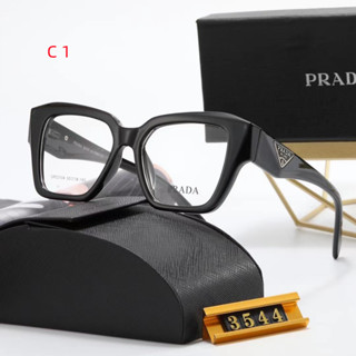 ใหม่ Prada 3544 กรอบแว่นสายตาสั้น เลนส์แบน ขนาดใหญ่ คุณภาพสูง