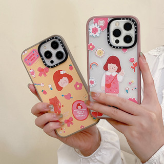 Casetify เคสโทรศัพท์มือถืออะคริลิคแข็ง โปร่งแสง กันกระแทก พิมพ์ลาย Kwoni Girl สําหรับ iPhone 15 14 13 12 11 Pro Max