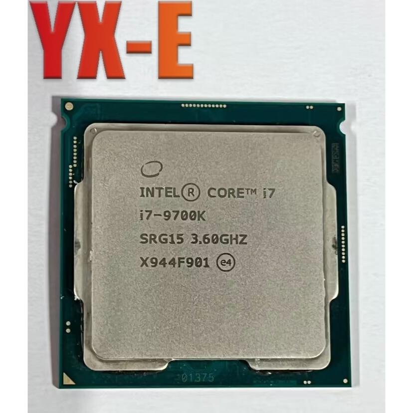 9th Gen Intel Core i7-9700K LGA1151 8 Core CPU โปรเซสเซอร ์ i7 9700K SRRG15 3.60GHz สูงสุด 4.9GHz 95W L3 แคช 12MB พร ้ อมวางการกระจายความร ้ อน