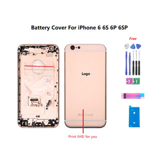 เคสด้านหลัง แบบกระจก มีช่องใส่บัตร สําหรับ Apple iPhone 6 6S 6P 6SP Plus